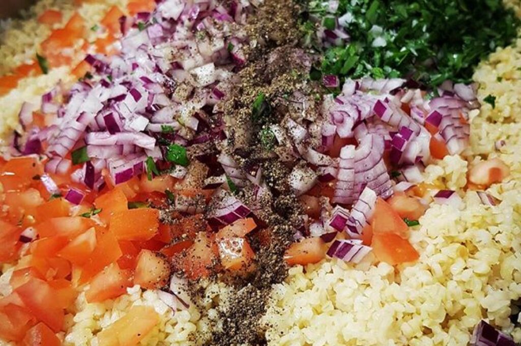 Vegetarisk buffé stor