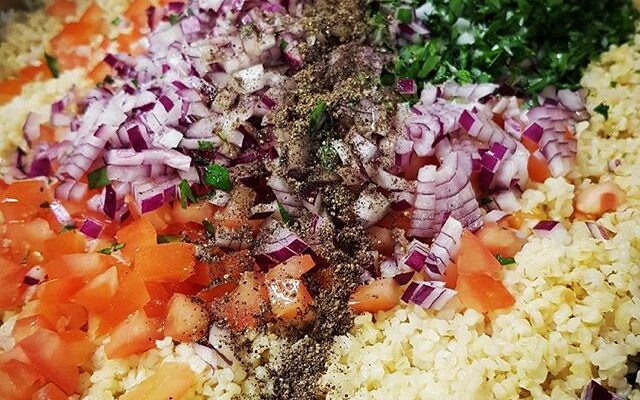 Vegetarisk buffé stor